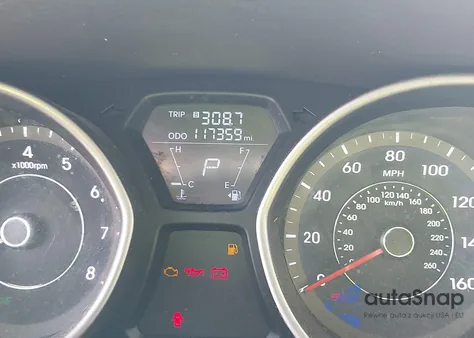 2013 Hyundai Elantra Gls z USA, uszkodzony, nr VIN 5NPDH4AE3DH279917